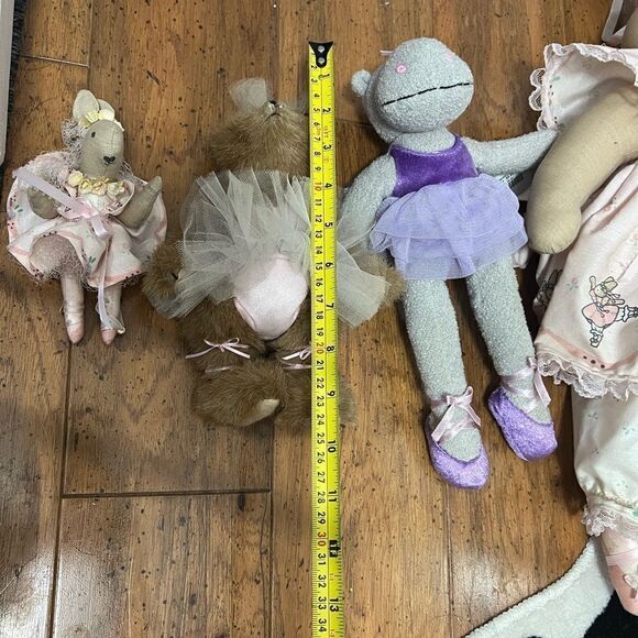 Vintage ballerina plush stuffed toys - Picture 13 of 16